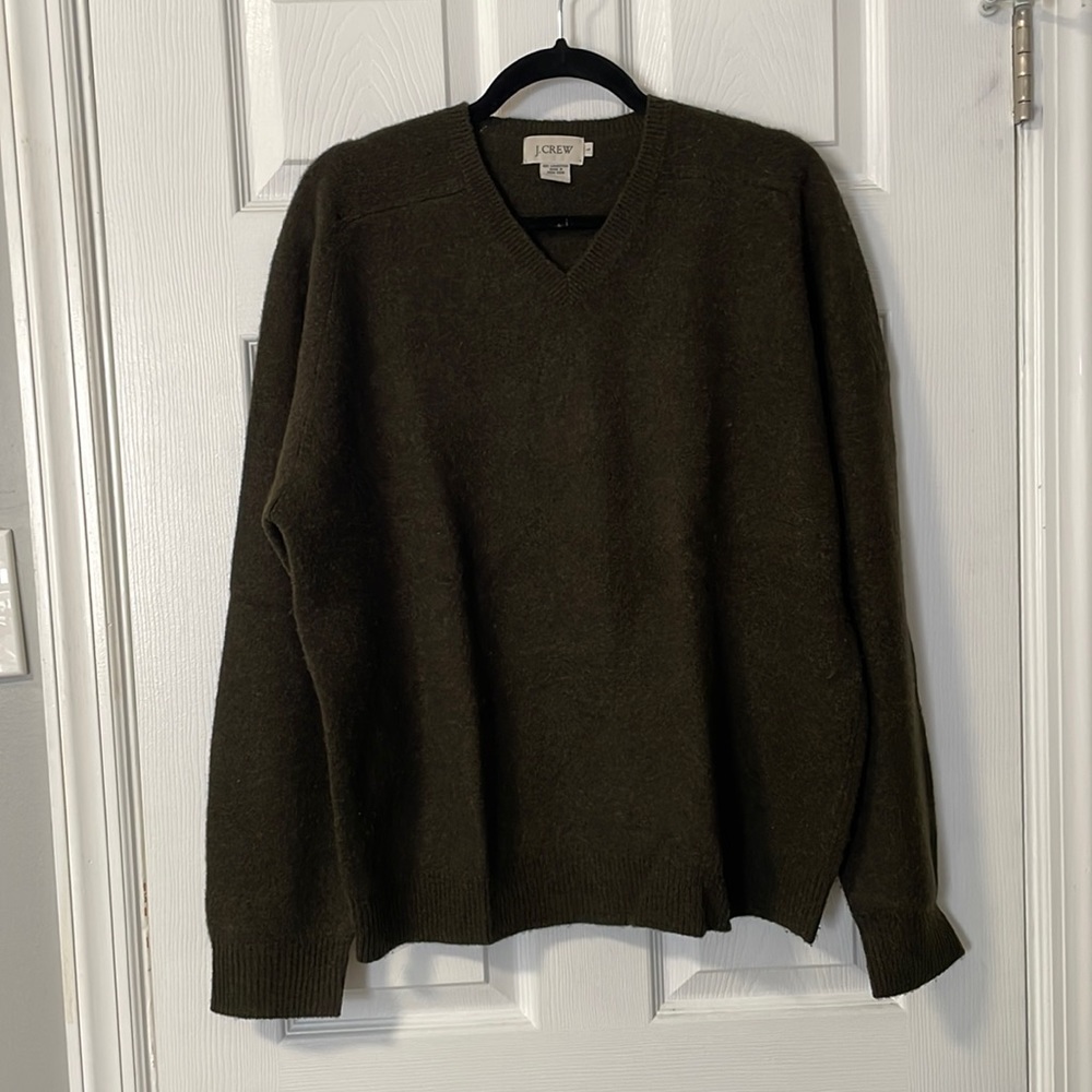 Jcrew brown 100% lambswool sweater L (Vintage)